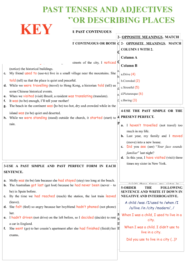 past-tense-review-adjectives-for-describing-places