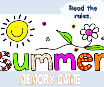 Summer Memory Game
