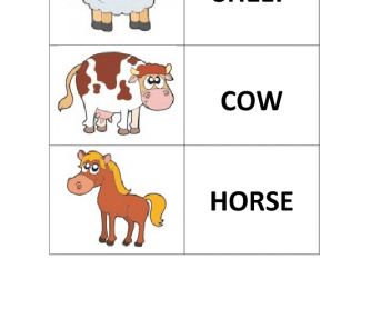Farm Animals Cards