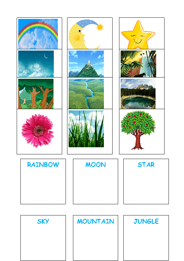 free printable nature worksheets