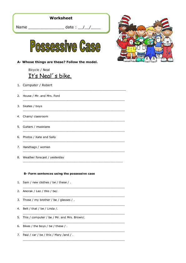 possessive-adjectives-possessive-adjectives-pronouns-exercises-english-pronouns
