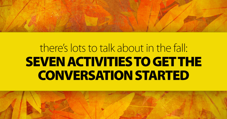 Falling Is Great with These Autumn Themed Discussion Activities