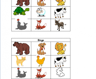 Bingo- Animal