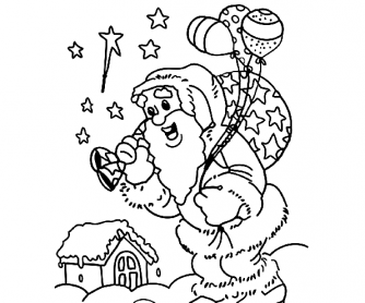 merry christmas logo coloring pages for children