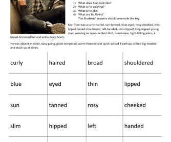 Compound Adjectives Matching and Description
