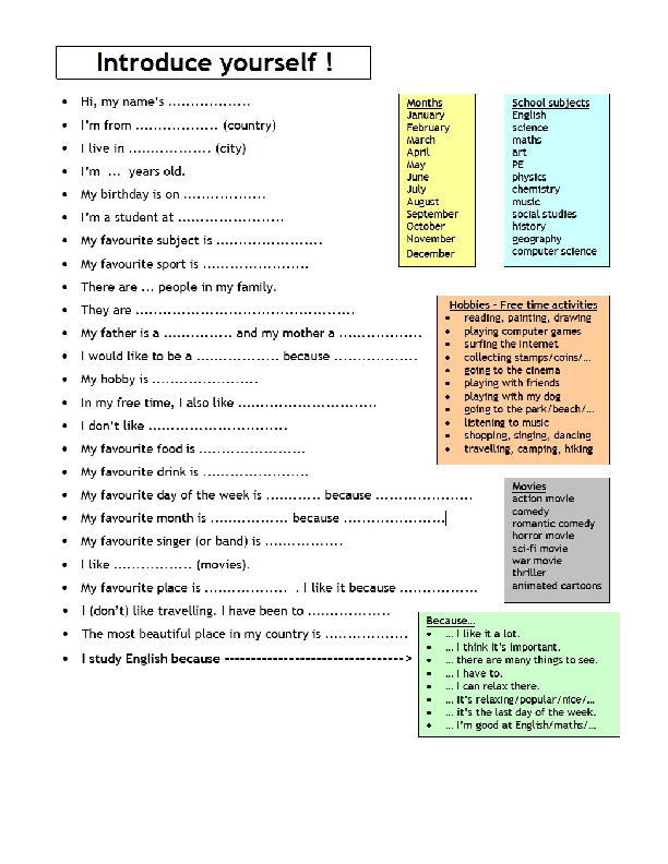 How To Introduce Your Self At A Task Interview