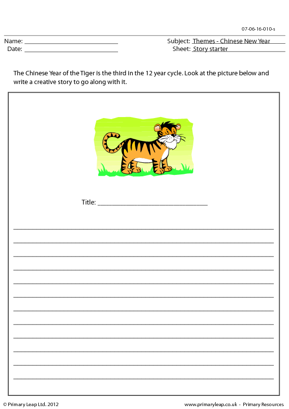 writing creative tiger chinese exercise worksheets prompts mistake found
