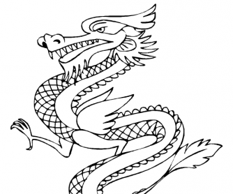 Chinese New Year  Colouring Page 5