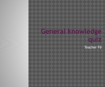 Jeopardy: General Knowledge on the History of Communication