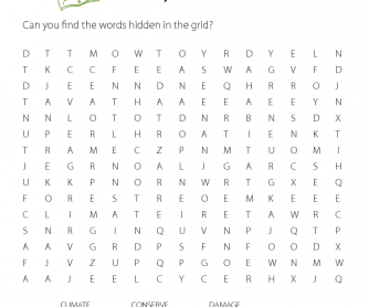 Earth Day - Word Search