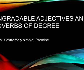 Non-gradable (Ungradable) Adjectives