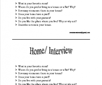 Home Interview