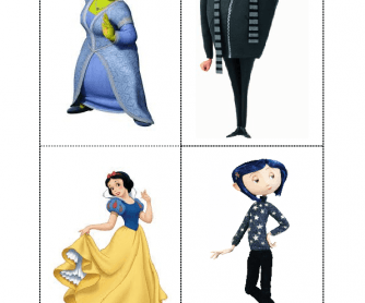 Animated Characters Description Flashcards