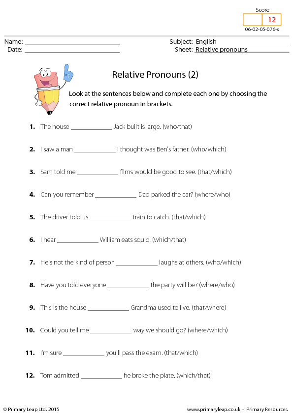 20 free reflexive pronouns worksheets