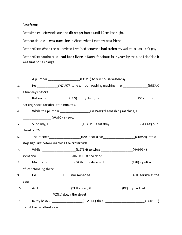 15-free-future-perfect-continuous-worksheets