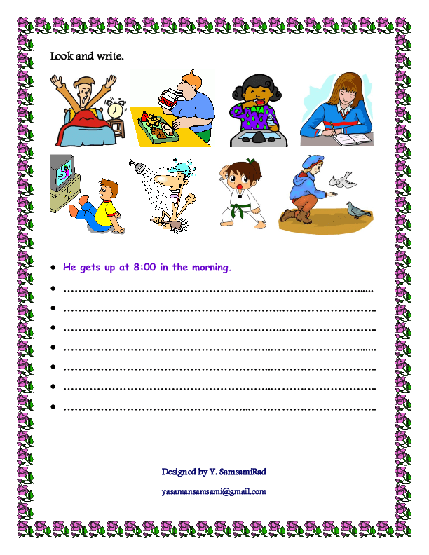 Preschool Daily Worksheets