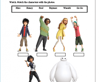 Movie Worksheet: Big Hero 6