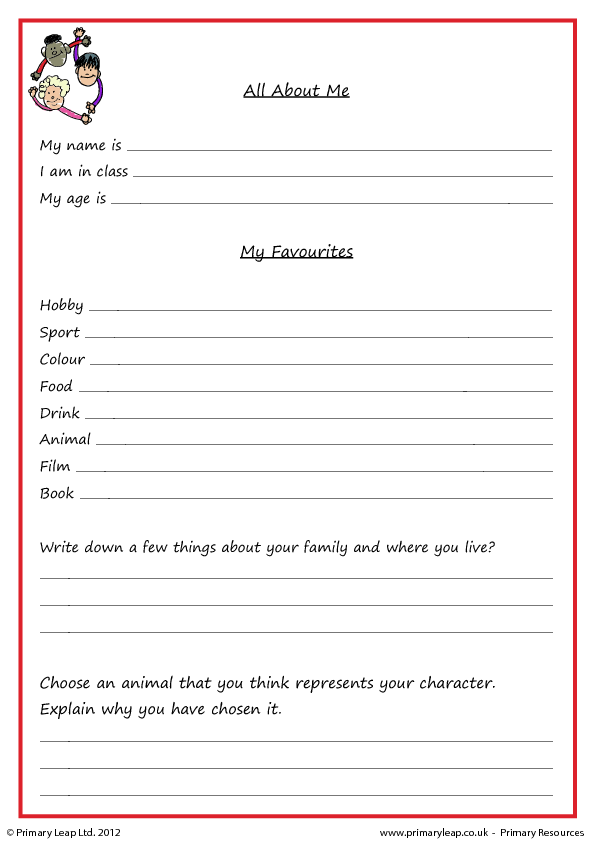 207 FREE Getting-to-Know Each Other Worksheets