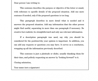 Formal and Informal Emails Format for FCE and CAE