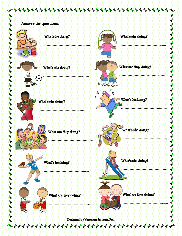 What do these children do. Презент континиус Worksheets. Present Continuous Worksheets. Present Continuous упражнения Worksheets. Рабочий лист present Continuous.