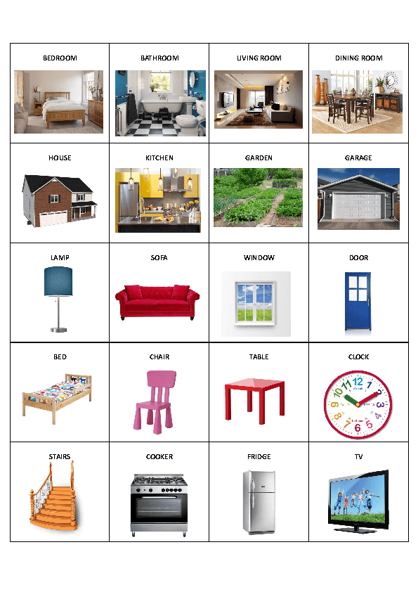 Homes words. Rooms in the House карточки. Parts of the House карточки. Бинго английский мебель. Rooms Worksheets карточки.