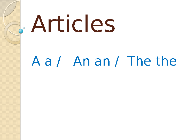 Zero article