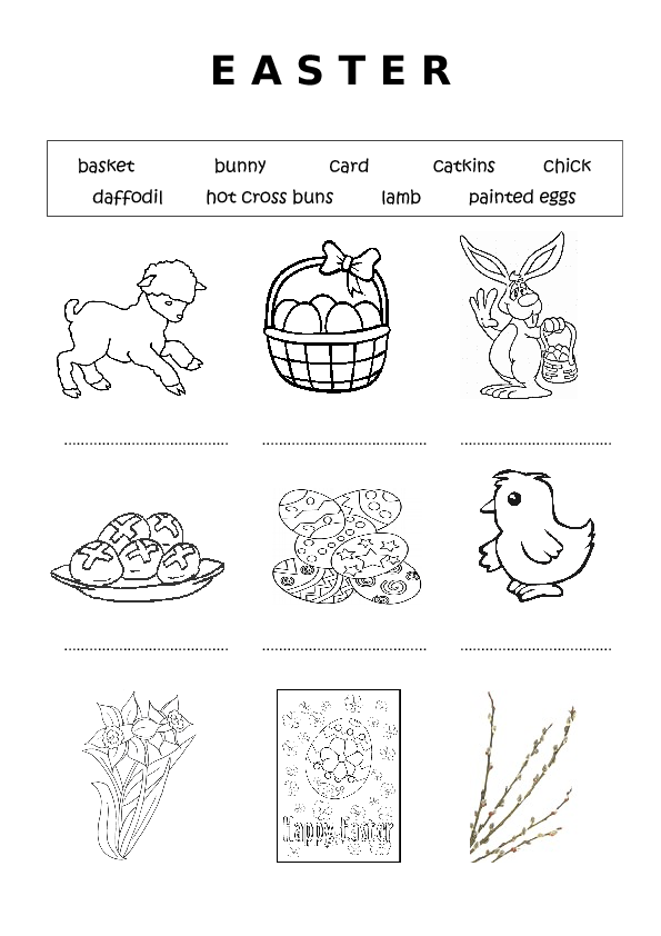 activity village coloring pages easter for kids - photo #39