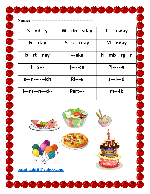 spelling-dictation-sentences