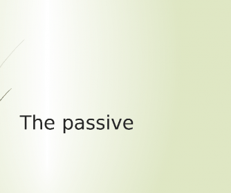 The Passive