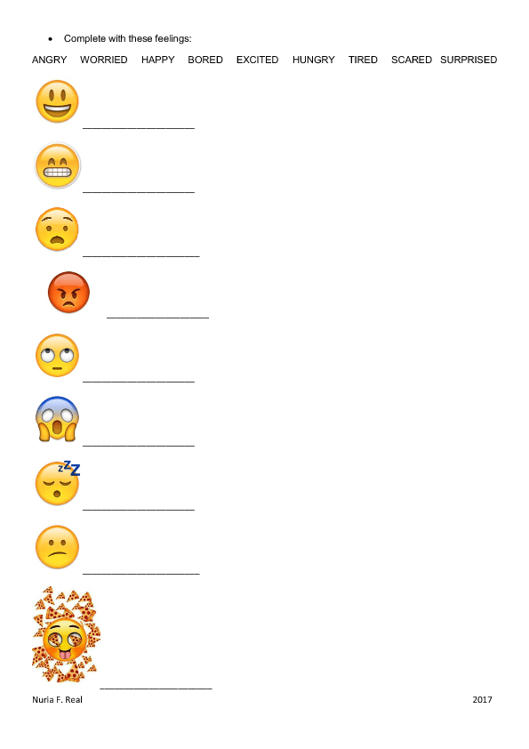 Feelings - Emojis