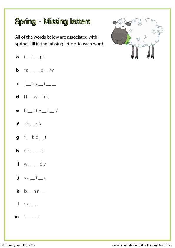 Complete the missing words. Fill in the missing Letters 5 класс. Complete the missing Letters. Write the missing Letters задание по английскому языку. Worksheets fill in the missing Letter.