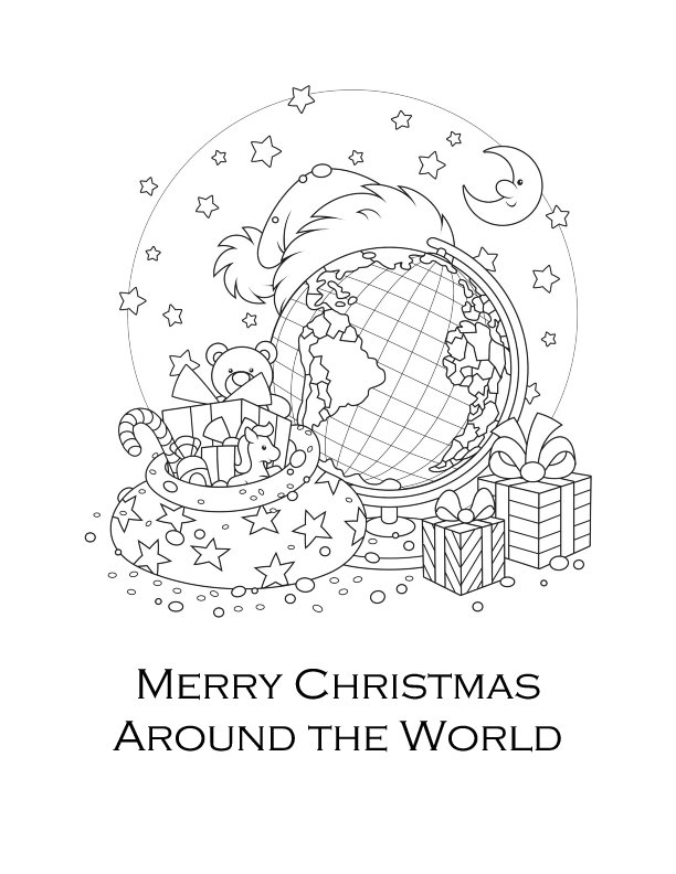 Effortfulg Christmas Around The World Coloring Pages