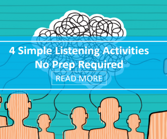 4 Simple Listening Activities - No Prep Required