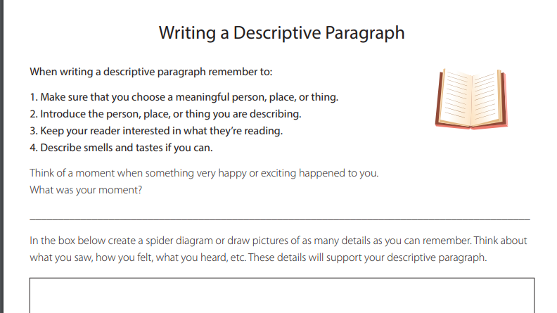 creative writing pdf worksheets