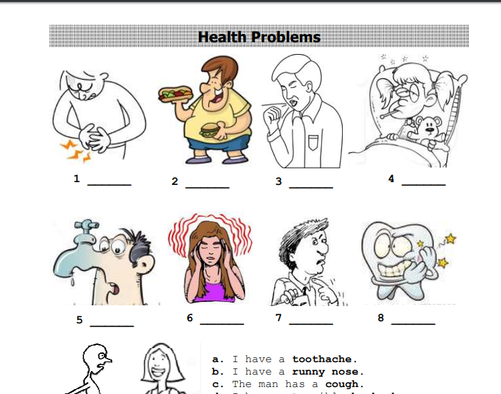 Health problems worksheets. Задания Health problems. Упражнения на тему Health and illness. Задания по теме illnesses. Illnesses Worksheets.