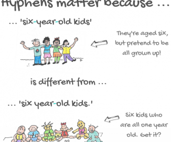 Illustrations To Explain Why Hyphens Matter