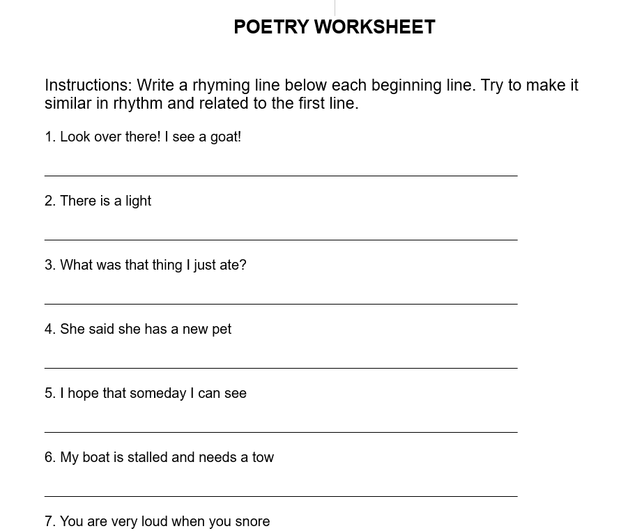 writing exercises for college students pdf