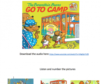 The Berenstain Bears Go To Camp - A Video Activity