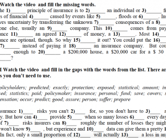 Insurance. Basic Principles of Insurance (English for Economics and Business)