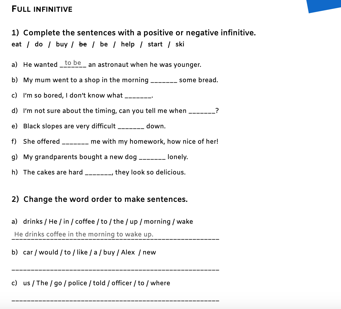 25 FREE Infinitive And Gerund Worksheets For Linking And Helping Verbs Worksheet