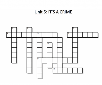 Crime Crossword