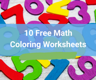 10 Free Math Coloring Worksheets