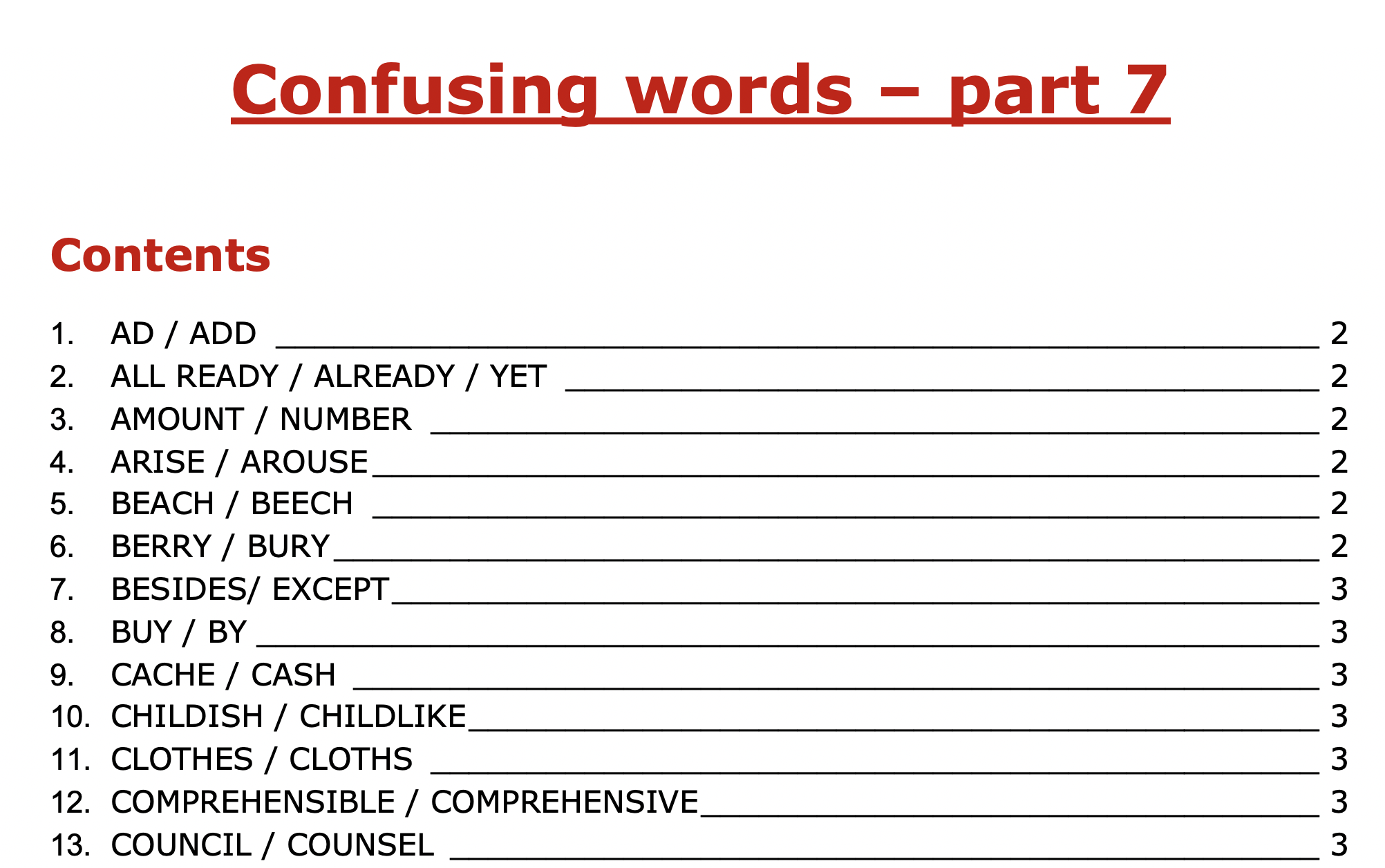 Confusing words 1. Confusing Words. Fears Worksheets. Exercises for pronunciation Worksheet. Confused Words in English exercises.
