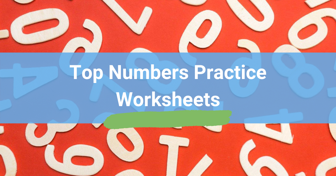 Numbers Practice Worksheets Counting Writing Practice