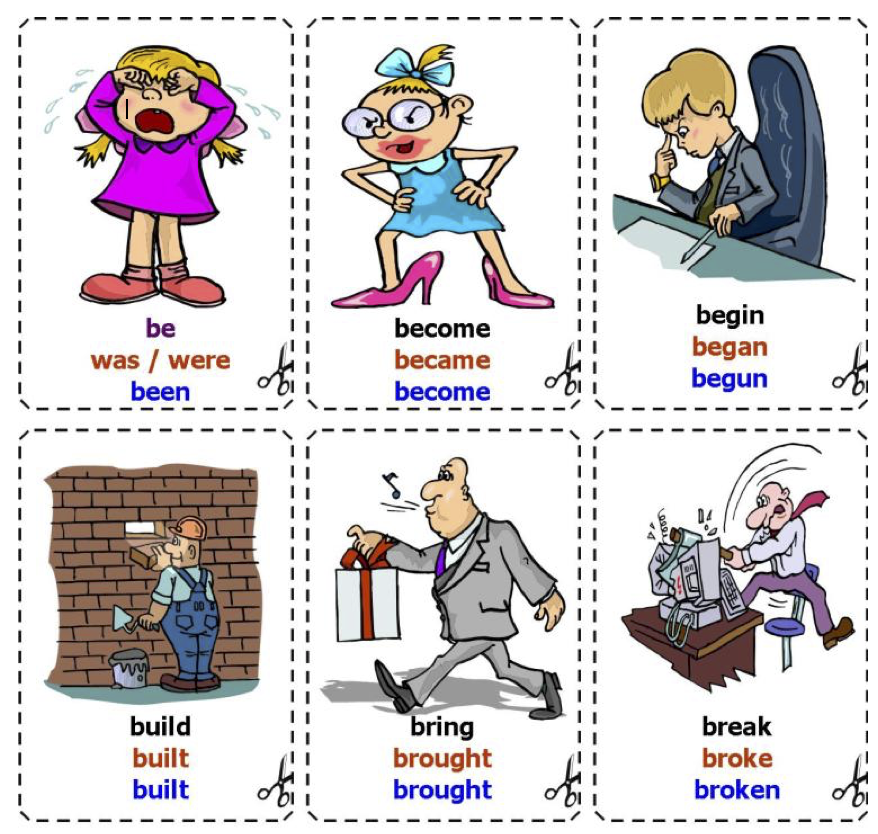 Irregular Verbs Flashcards