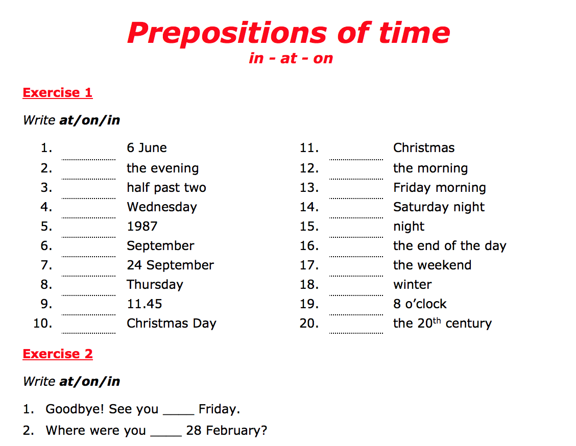443 Free Preposition Worksheets Teach Prepositions With Style