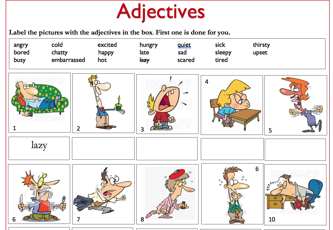 adjectives