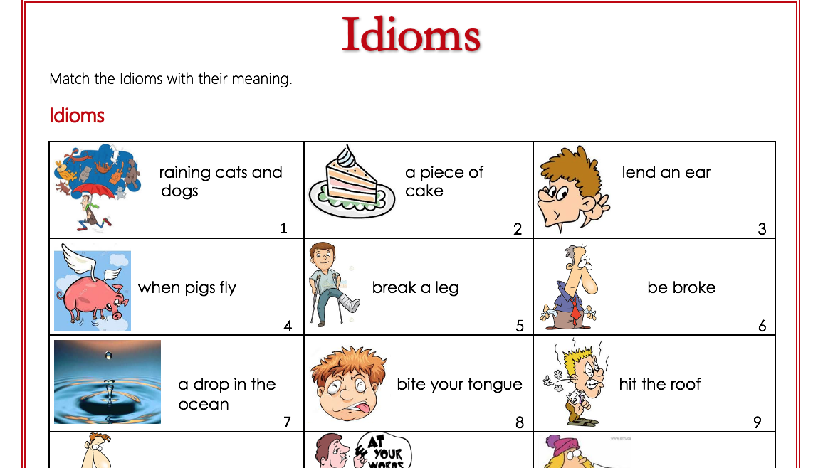 common-english-idioms