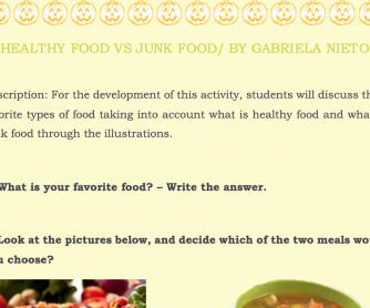 Healthy food vs junk food