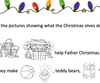 Christmas Elves — Color The Pictures